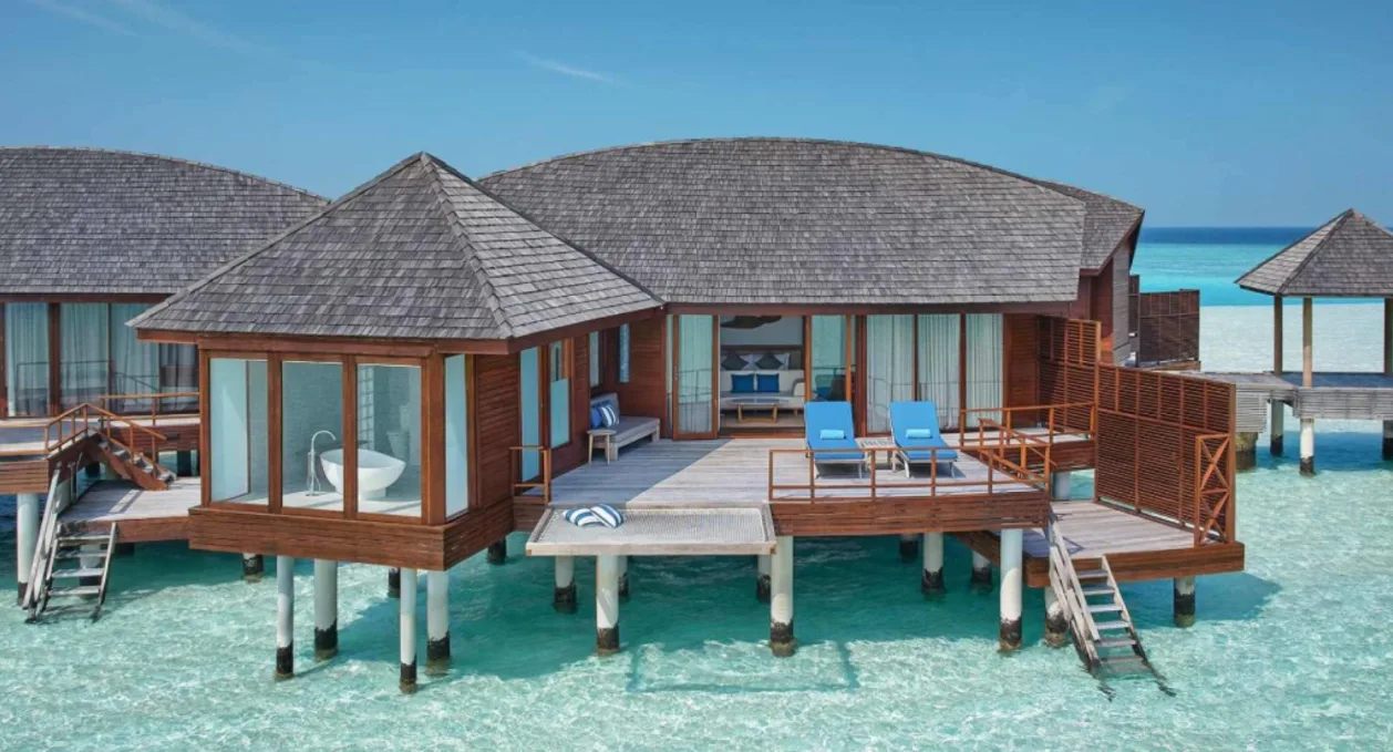 Anantara Dhigu Maldives Resort overwater suite